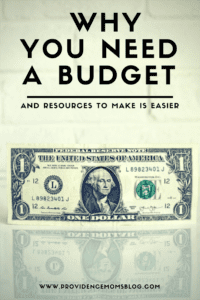 Budget Family Making a Budget Money Providence moms blog