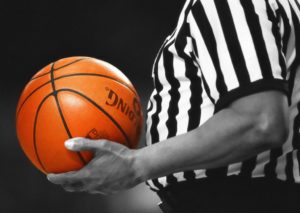referee holding basketball Providence Moms Blog